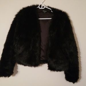 Bebe Faux fur coat